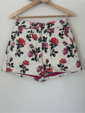 Valentino Garavani Metalic Silkblend Brocade Shorts